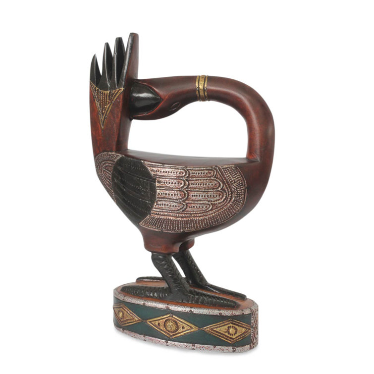 World Menagerie Edalene Ashanti Sankofa Bird Wood Sculpture Wayfair world-menagerie-edalene-ashanti-sankofa-bird-wood-sculpture-wayfair